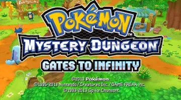 Pokemon Mystery Dungeon - Gates to Infinity (Europe) (En,Fr,De,Es,It) screen shot title